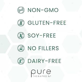 Pure Therapro Rx Elite IgG Immunoglobulin Supplement, 120 Caps - Gut Health & Immune Support, 1100 mg IgG, IGA & IgM, Sunflower Lecithin | Dairy & Gluten Free Colostrum Supplement Alternative