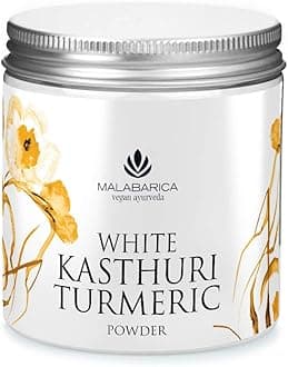 Vegan Ayurveda - White Kasthuri Turmeric Powder - For Skin Care - 50 gm
