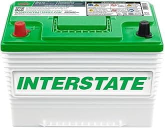 Interstate Batteries Deep Cycling Car Battery 12V 63Ah (AGM) SLI Sealed Lead Acid Top Post (MTZ-34)