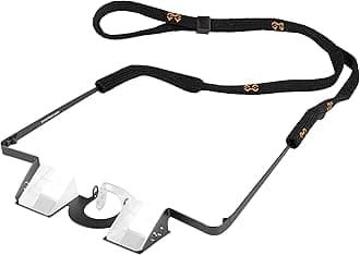 YY Vertical Belay Glasses for Rock Climbing – Upward Vision Prisms for Safe Belaying – Anti Neck Strain – Not for Reading