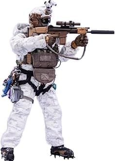 Pipigirl x HASUKI 1/12 Scale Special Forces Action Figure, SWAT Soldier Figure Model, Accessories Collection Military Toys