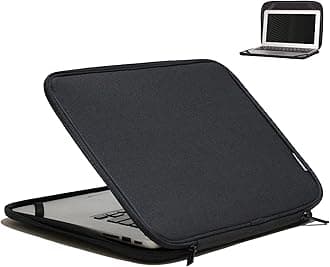 Inntzone Slim & Lightweight Computer Case Laptop Bag Sleeve 14 Inch (Black)
