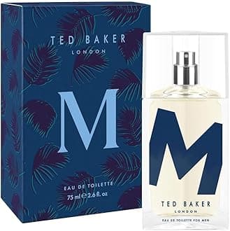 M Eau De Toilette Men's Fragrance Fresh Citrus Spicy Scent with Mandarin, Bergamot, Black Pepper, Amber Vetiver Musk Long Lasting EDT Spray for Men & Teens 2.5 fl oz