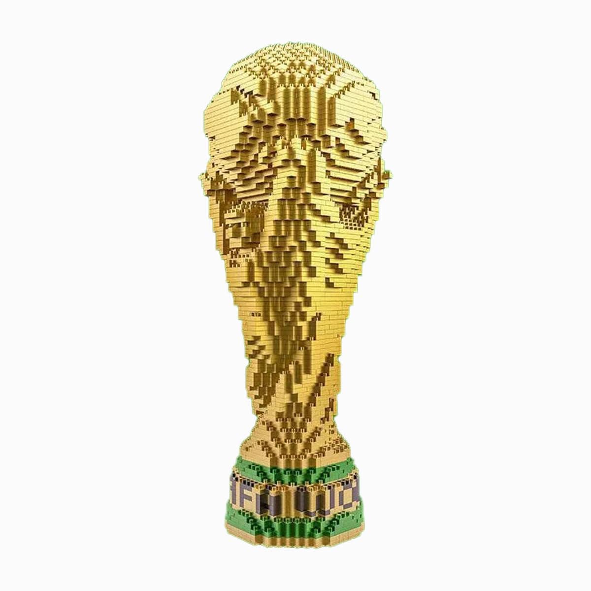 Micro Mini Blocks World Cup Trophy Model Building Set-（4000+ Piece） Micro Mini Bricks Toy, Gift for Adults and Kids and Football Enthusiasts