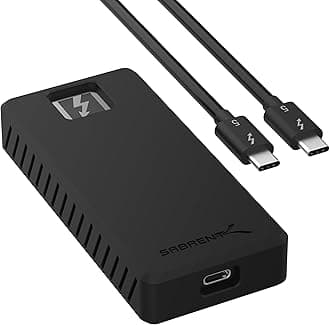 SABRENT Rocket XTRM 5 2TB Thunderbolt 5 Portable SSD, 80Gbps Connection, Up to 64Gbps Transfer, Compatible with TB4, USB4, USB 3.2, Rugged Aluminum and Silicone (SB-XTM5-2TB)