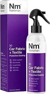 Protect Car Seats from Spills & Stains Fabric & Upholstery Protector Spray (250ml) – Invisible Waterproof Coating for Car Seats, Carpets & Interior Fabric – Easy DIY One-Coat Application