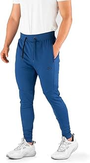 Men's Joggers Hydrafit Track Pants Men's Sweatpants Active Sports Running Workout Pant Zipper Pockets