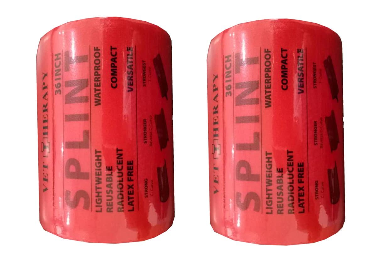 Pet Therapy Professional Emergency Veterinary Splints, 2-Pack