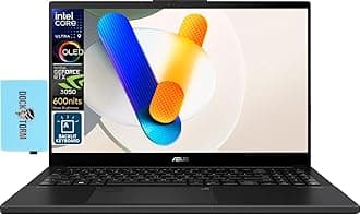 ASUSVivobook Pro 15 Creator Laptop 15.6" OLED FHD 600nits Display (Intel Core Ultra 9-185H, RTX 3050 6GB, 40GB DDR5 RAM, 2TB PCIe SSD, Backlit KB, Thunderbolt 4, Win11P) w/DKZ USB Hub