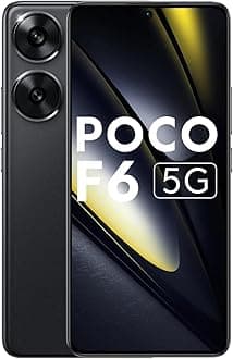 Xiaomi Poco F6 5G 512GB + 12GB Global Version Unlocked 6.67" 120Hz 50Mp Triple Camera (for Tmobile Mint Tello & Global) (Black)