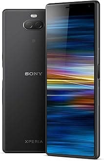Sony Xperia 10 6 Inch 21:9 Full HD+ display Android 9 UK SIM-Free Smartphone with 3GB RAM and 64GB Storage - Black (Renewed)