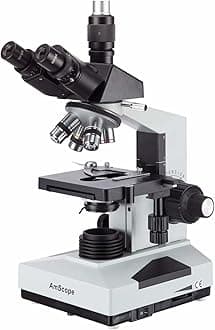 40X-2000X Full-Size 17 Lbs Professional Trinocular Lab Biological Compound Microscope with 3D Two-Layer Mechanical Stage