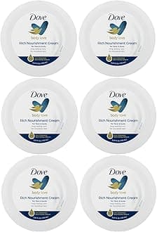 Dove Body Love Rich Nourishment Cream, Face, Hand & Body Lotion for Extremely Dry Skin, Fast-Absorbing 72-Hour Moisturizing Cream with Ceramide Serum, 5.07 Fl Oz (Pack of 6)
