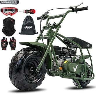 FRP Mini Dirt Bike GMB100 Max, 99CC Gas Powered Mini Bike 4-Stroke,Mini Bikes...