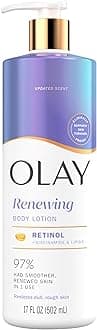 Olay Body Lotion for Women, Smoothing with Retinol Serum, Visibly Smoother Skin, 24hr Moisture & Hydration, Fast Absorbing Formula, Vitamin B3 Complex, For All Skin Types, 17 fl oz