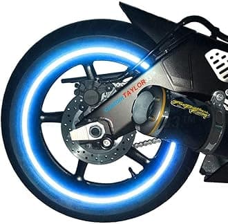 customTAYLOR33 (All Vehicles Blue High Intensity Grade Reflective Copyrighted Safety Rim Tapes (Must Select Your Rim Size), 20" (Rim Size)