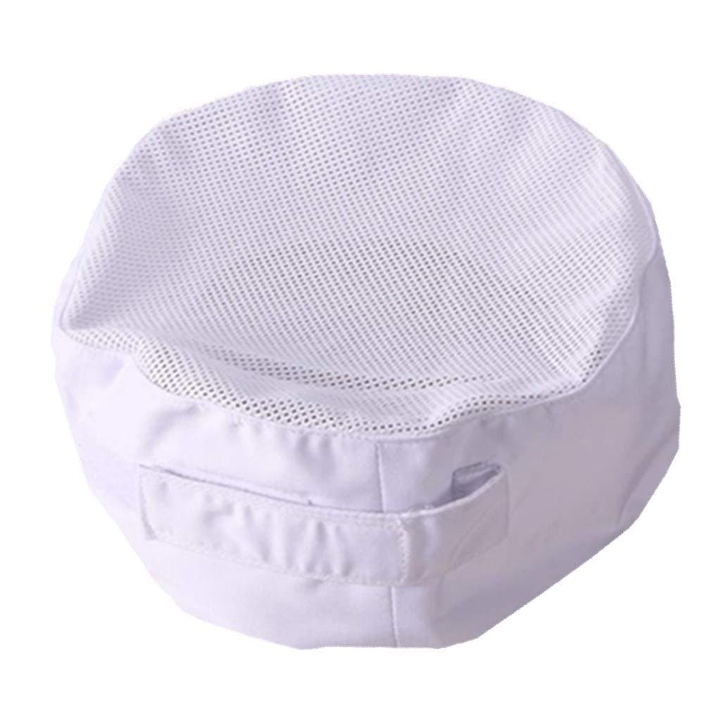Chefs Hat Breathable Mesh Top Skull Cap Adjustable