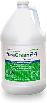 Safe & Effective Disinfectant. Kills Deadly Germs including RSV COVID-19 Norovirus MRSA Staph 2026 flu Contains no toxic chemicals odorless child & pet safe 1 gallon bottle ready to use