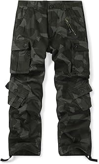 Ochenta Men's Multi Pockets Military Cargo Pants