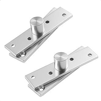 TamBee Pivot Hinge Rotating Door Hinge 360 Degree Hinges Small Cabinet Pivot Hinges - 304 Stainless Steel, 360 Degree Rotating - Cabinet Cupboard Upgrade 2PCS(100mm)