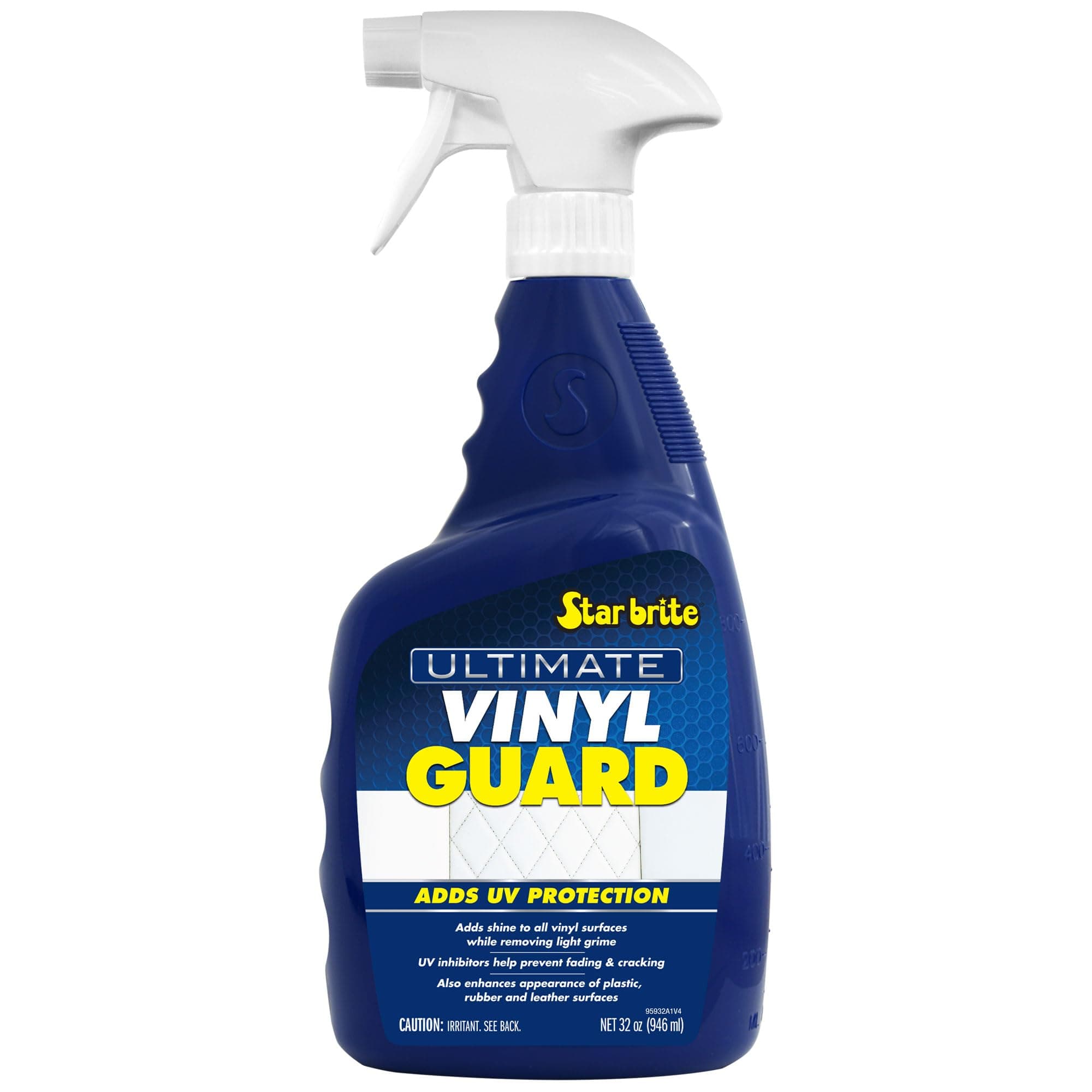 Ultimate Vinyl Guard - Spray on Protection & Shine - Prevent Fading & Cracking - Keep Vinyl, Leather, Plastic & Rubber - 32 OZ (095932)