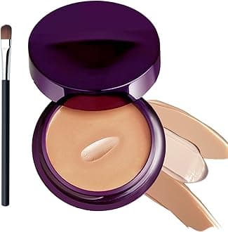 Evanesce Soft Matte Cream Concealer,Evanesce Soft Matte Cream Concealer,Full Coverage, Covers Scars, Blemishes, And Tattoos Full Coverage (Dark Skin)