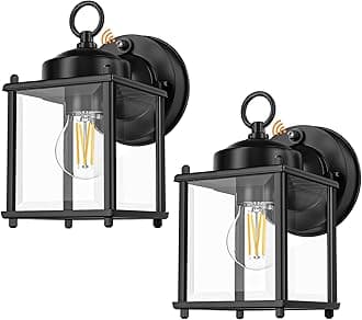 2 Pack Dusk to Dawn Outdoor Wall Lanterns
