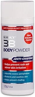 Neat 3B Body Powder 125g, 125 g (Pack of 1), White