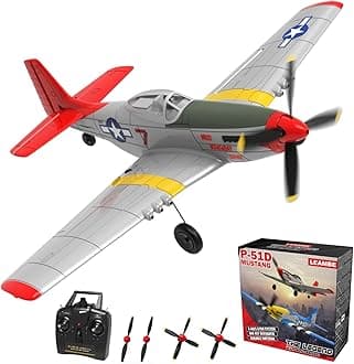 LEAMBE RC Plane, 3 Modes Easy Control, One-Key U-Turn, Foam Material, Adults & Kids