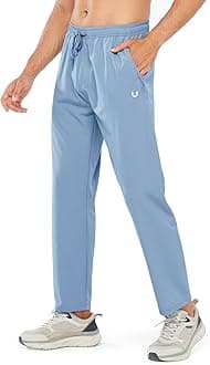NORTHYARD Men's Athletic Pants Running Workout Joggers Lightweight Gym Jogging Track Casual Sweatpants with Zipper Pockets