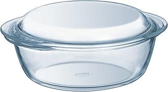 Essential Casserole Round 2.1L - Durable Borosilicate Glass for Versatile Cooking and Serving