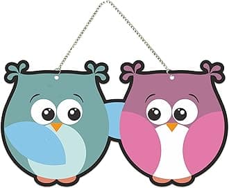 Artvibes Cute Birds Wall Hanger for Home|Wall Decoration