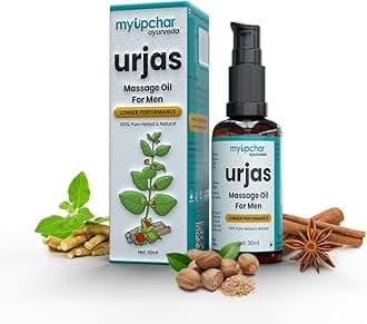myUpchar Ayurveda Urjas Sensual Massage Oil for Muscle Growth and Relaxation - 30ml