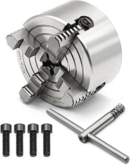 K72-100 Lathe Independent Chuck 4 Inch Manual Chuck 4 Jaw 3500 r/min
