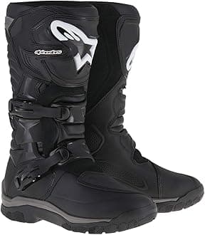 3410-1486 Corozal Adventure Drystar Men's Motorcycle Touring Boots (Black, US Size 9)