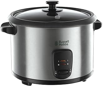 Rice Cooker With Steamer 19750, 1.8 L - Silver"Min 1 year manufacturer warranty"