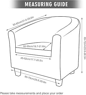 MIFXIN Tub Chair Slipcover 2-Piece Velvet Barrel Club Chair Covers with Cushion Cover Stretchy Soft Washable Armchair Sofa Couch Furniture Protector for Living Room Bar Counter Hotel (Bright Teal)