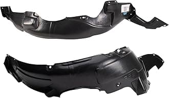 TRQ Front Inner Fender Liner Set Compatible with 2009-2010 Hyundai Elantra HY1248118 HY1251112