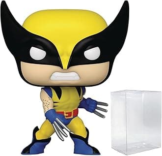 POP Marvel: Wolverine 50th Anniversary - Classic Wolverine Funko Vinyl Figure (Bundled with Compatible Box Protector Case), Multicolor, 3.75 inches