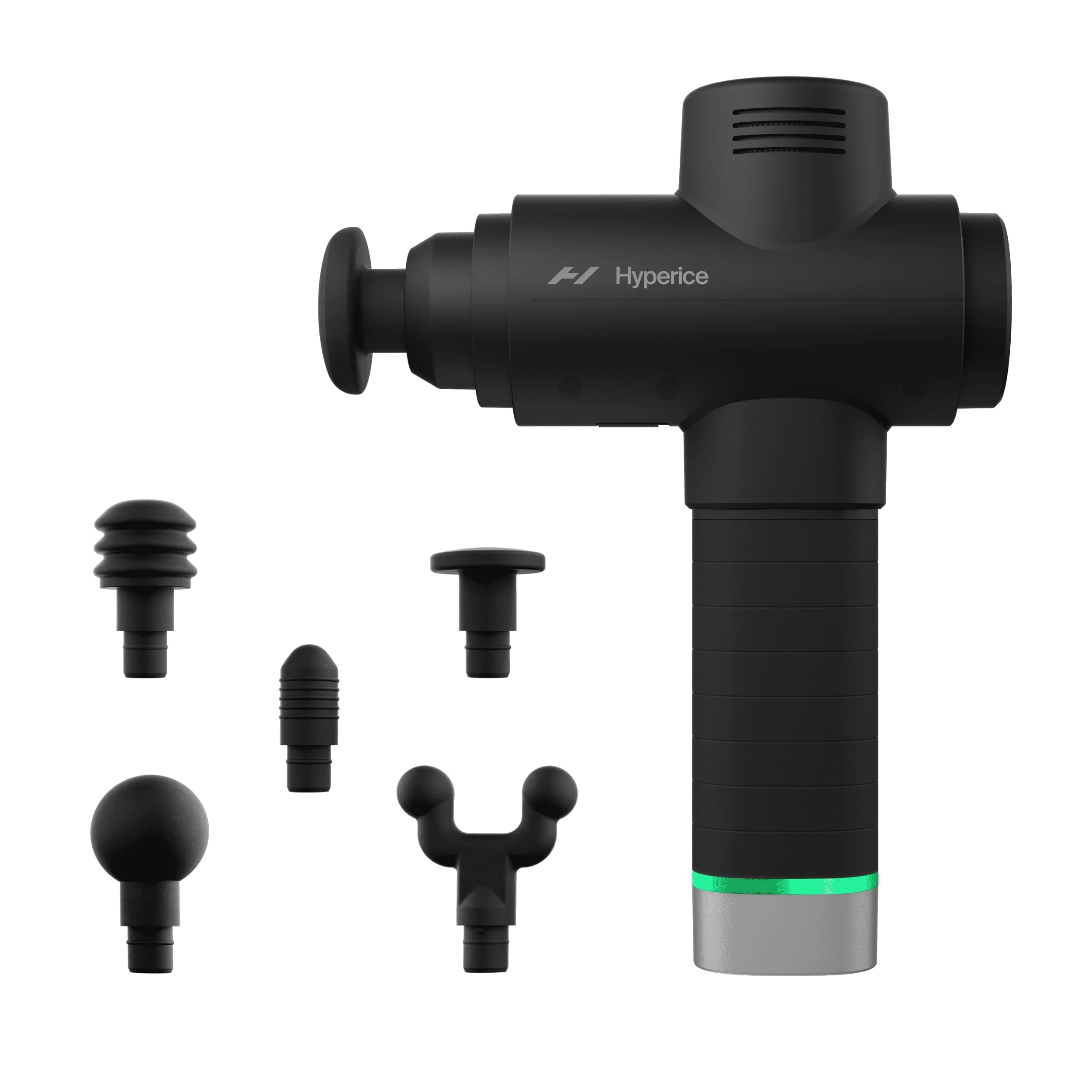 - Hyperice Hypervolt 2 Pro - Featuring Quiet Glide Technology - Handheld Percussion Massage Gun - 5 Speeds, 5 Interchangeable Heads - Helps Relieve Sore Muscles and Stiffness