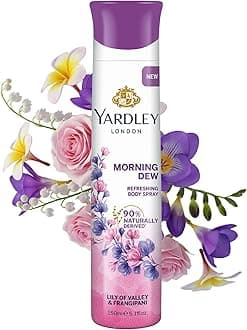 yardley london morning dew body spray 150 ml