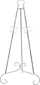 Deco 79 27395 Easel, 46" x 22", Silver