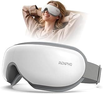 RENPHO Eye Massager with Heat, Mothers Day Birthday Gifts for Mom Women Men Her, FSA Eligible HSA Eye Mask for Migraine Relief, Sleep Mask for Dry Eyes Relax, Reduce Strain for Men Dad Eyeris 1