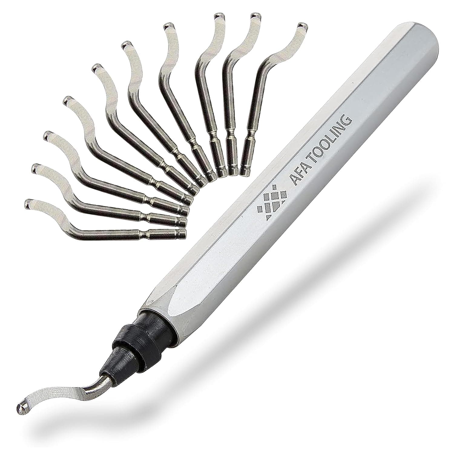 Deburring Tool with a Blade and Pack of 10 Extra Blades