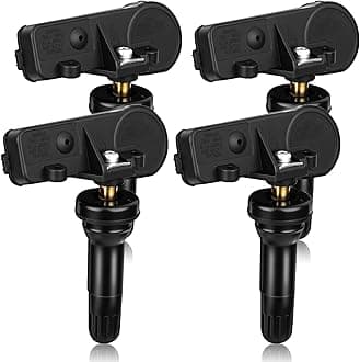 4PCS TPMS Sensor for Ford Tire Pressure Sensor 315MHz for Ford F150 F250 F350 Explorer Focus Fusion Lincoln MKT Tire Pressure Monitoring Sensor Replaces DE8T-1A180-AA, DE8T-1A150-AA,9L3T-1A180-BB