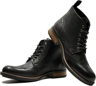 Hx LondonLeather Brogue Boot (Lace-up)