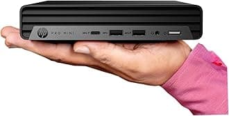 HP Pro 400 G9 Mini PC Desktop Computer, Intel 13th Gen i5-1335U, 32GB RAM, 2TB PCIe SSD, Dual 4K Display Support, USB-C, Ultra-Quiet Design, Wi-Fi 6, Keyboard and Mouse, Windows 11 Pro