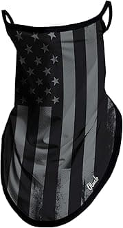 Neck Gaiter Face Mask with Ear Loops Bandana Face Mask Scarf Face Cover for Men Women