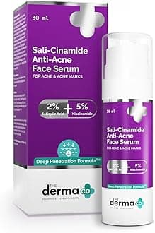 Sali-Cinamide Anti-Acne Serum | with 2% Salicylic Acid & 5% Niacinamide | Helps Reduce Acne & Acne Marks | Suits All Skin Types | 1.01 Fl Oz/30ml