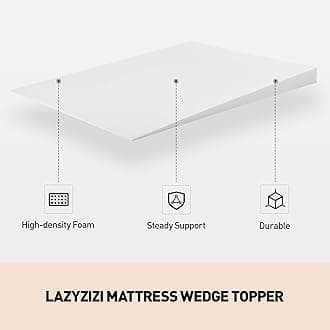 Mattress Wedge Only, 5-Inch Queen Inclined Bed Wedge Mattress Topper for Acid Reflux, GERD, Neck & Back Pain, Snoring, Adjustable Elevator Under Mattress Support for Bedroom